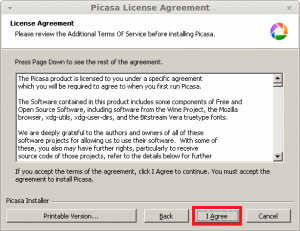 Google Picasa - Additional Terms of Service