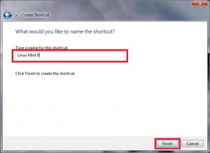 VMware Workstation 7 Virtual Machine Shortcut Windows 7