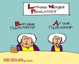 lose weight photoshop