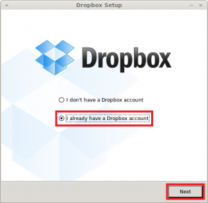 Dropbox Setup running in Linux Mint / Ubuntu