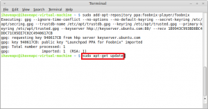 running apt-get update in linux mint / ubuntu