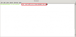 Extracting files from xVST_2_4_1-linux-dynamic.tar.gz in Linux Mint 11 / Ubuntu 11.04