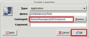 Creating a launcher in Linux Mint 11 / Ubuntu 11.04