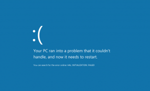 Windows 8 - Blue Screen Of Death