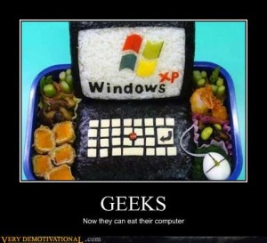 A geek lunch