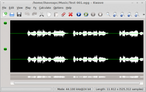 Using Kwave Sound Editor In Linux Mint / Ubuntu