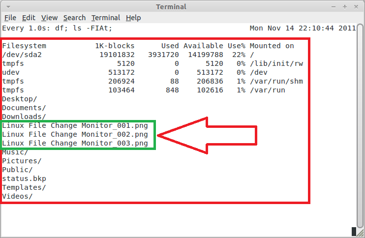 Monitor File System Changes In Linux In Real Time