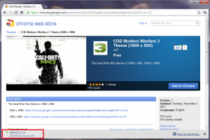 Modern Warfare 3 Theme For Chrome