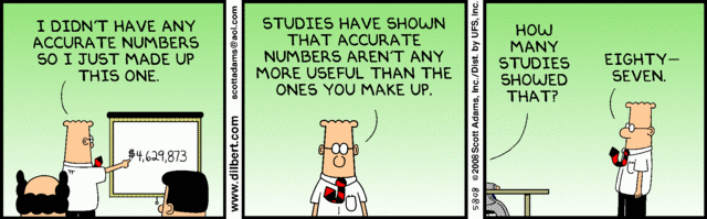 Dilbert statistics humor