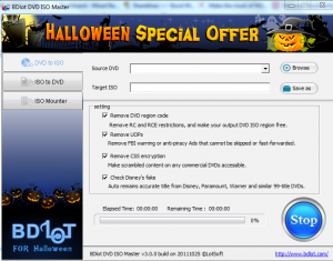 BDLot DVD ISO Master main interface