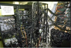 Messy server room