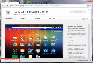 Ice Cream Sandwich Theme For Google Chrome Browser