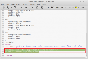 GWrite: A Cool HTML5 Editor For Linux Mint / Ubuntu