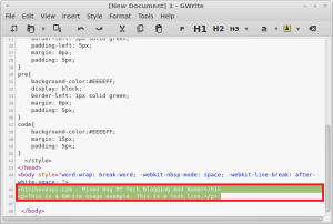 GWrite: A Cool HTML5 Editor For Linux Mint / Ubuntu