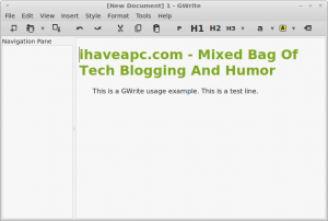 GWrite: A Nice HTML5 Editor For Linux Mint / Ubuntu