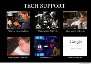 Tech support work explained : funny