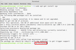 How To Browse Images In A Folder Using Terminal In Linux Mint / Ubuntu