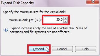 How To Expand A Virtual HDD In VMware Workstation 8