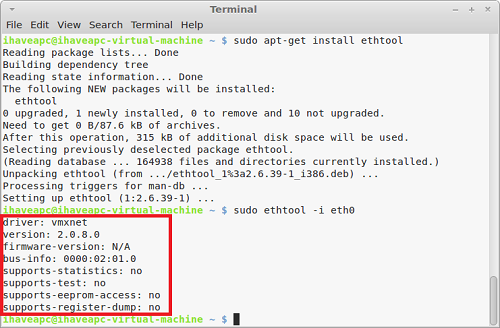 How To Quickly Find NIC Firmware And Driver Information In Linux Mint / Ubuntu