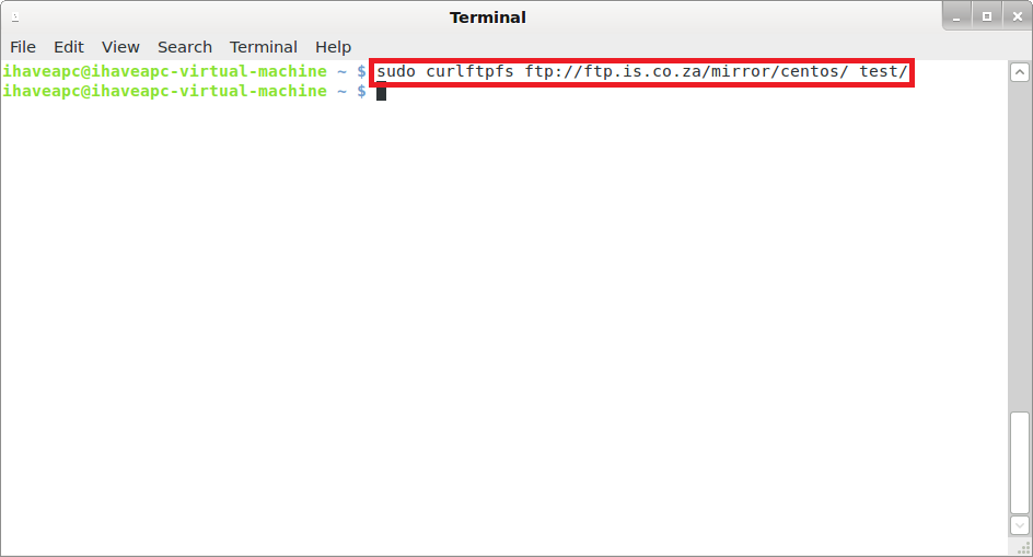 How To Mount Remote FTP Site As A Local Folder From Terminal In Linux Mint / Ubuntu