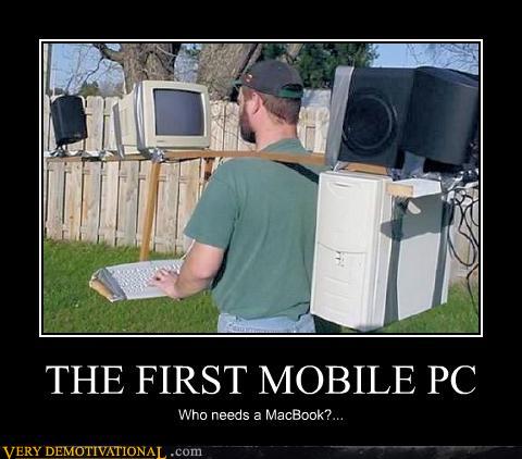 The first mobile PC : funny