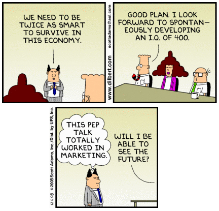 Corporate survival - Dilbert