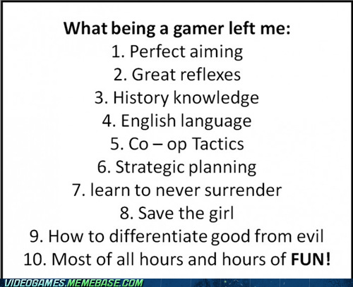 Benefits of being a gaming geek