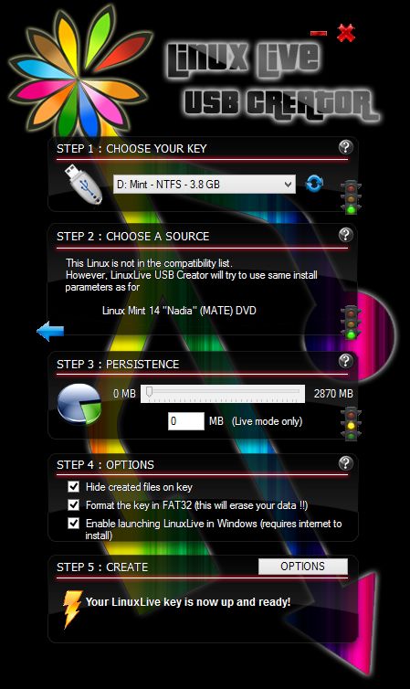 How To Create A Bootable USB Using LinuxLive USB Creator