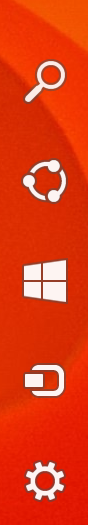 Windows 8.1 charms