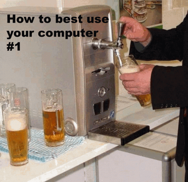 An innovative use of PC : funny