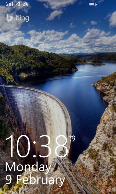 bing wallpapers as windows phone lock screen