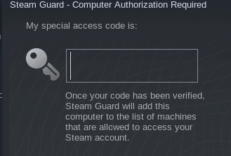 additional authorization when logging from a new PC to steam client