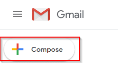 composing a new message in Gmail