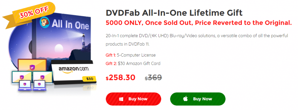 DVDFab all in one sale