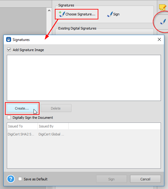 adding digital signatures to PDF using Able2Extract Pro