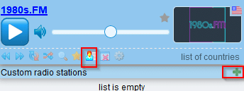 adding a custom radio station in Worldwide Radio add-on