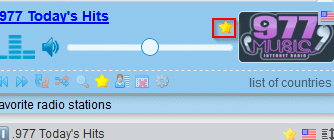 adding a radio station as a favorite in Worldwide Radio add-on