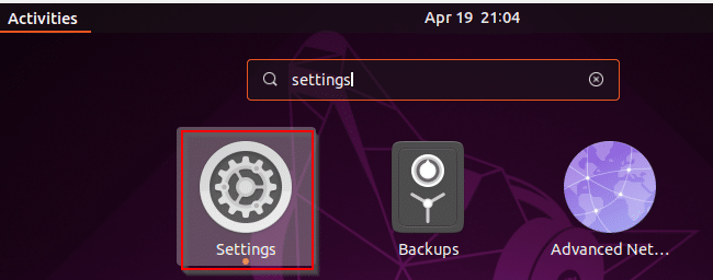 accessing Dash in Ubuntu 19.04 