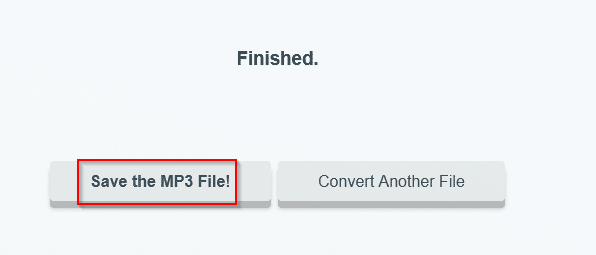 FLAC file converted to MP3 using FLAC to MP3 Converter Online