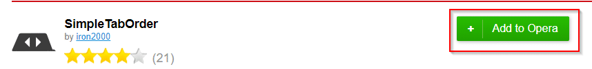 installing SimpleTabOrder add-on in Opera