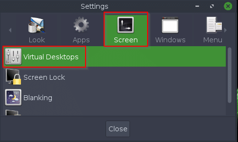 Screen settings in Bodhi Linux