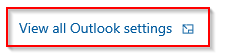 choosing outlook.com settings