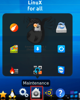 Maintenance related apps in EmmabuntÃƒÂ¼s 