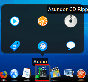 Audio editing and playback apps in EmmabuntÃƒÂ¼s 