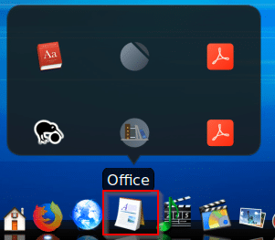 Office apps in EmmabuntÃƒÂ¼s 