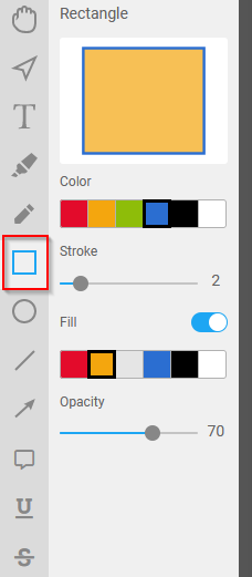 adding rectangle shape to PDF files using PDF Bob