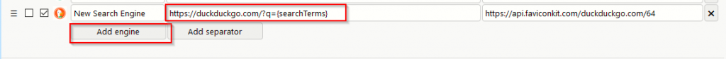adding a new search engine in Swift Selection Search add-on