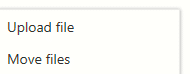 upload or move files to Personal Vault