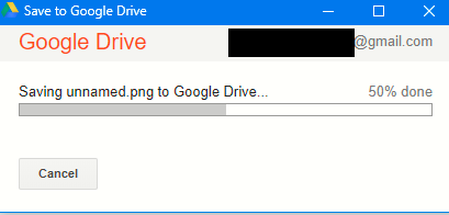 uploading webpage as an image to Google Drive using Save To Google Drive extension