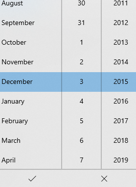 selecting date and time that is to be set for the photo in Windows 10 Photos app